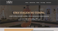 Desktop Screenshot of museudamodadecanela.com.br