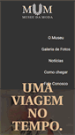 Mobile Screenshot of museudamodadecanela.com.br